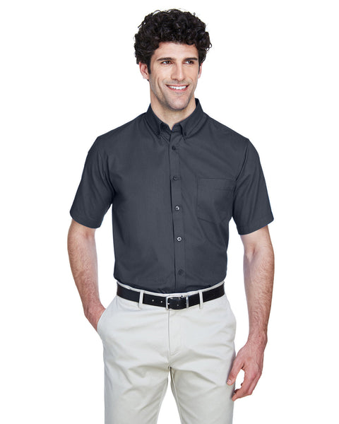 Core 365 88194 Camisa de sarga de manga corta Optimum para hombre