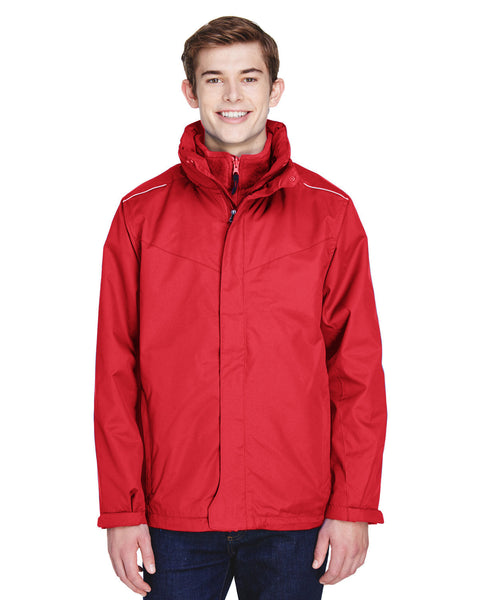 Core 365 88205 Men's Region 3-in-1 Jacket with Fleece Liner