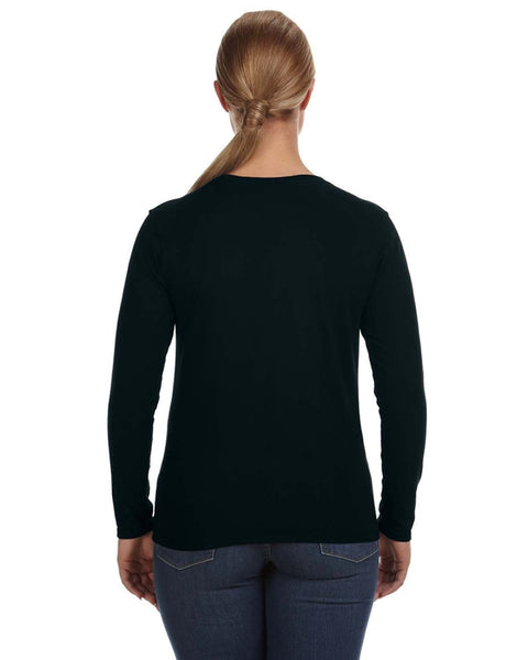 Anvil 884L Camiseta ligera de manga larga para mujer