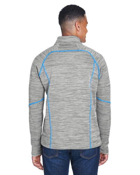 North End 88697 Men's Flux Mlange Bonded Fleece Jacket