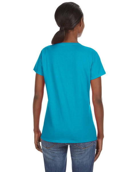 Anvil 88VL Camiseta ligera con cuello de pico para mujer