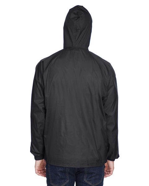 UltraClub 8925 Quarter-Zip Hooded Jacket - Pack-Away