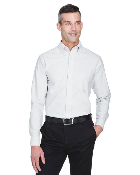 UltraClub 8970 Men's Classic Wrinkle-Resistant Long-Sleeve Oxford