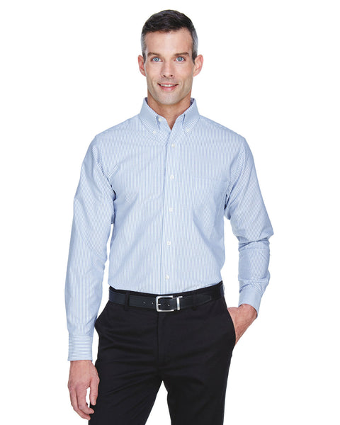 UltraClub 8970 Men's Classic Wrinkle-Resistant Long-Sleeve Oxford