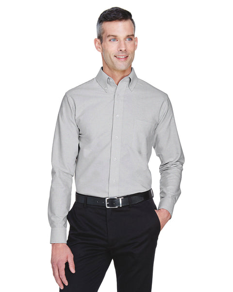 UltraClub 8970T Men's Tall Classic Wrinkle-Resistant Long-Sleeve Oxford