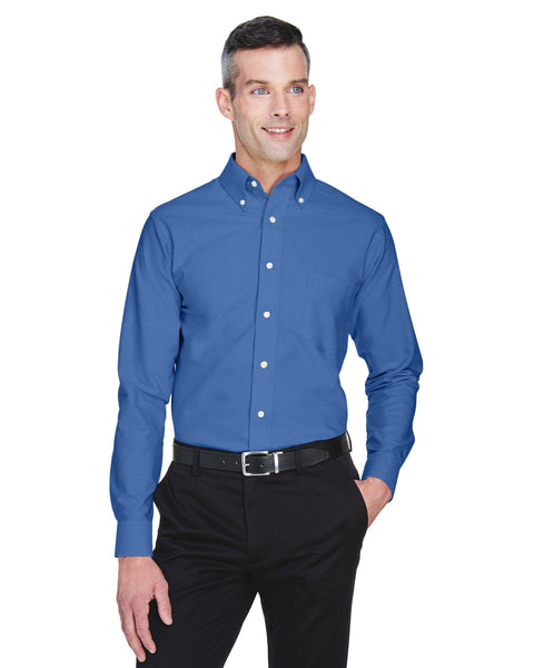 UltraClub 8970T Oxford alto clásico resistente a las arrugas de manga larga para hombre