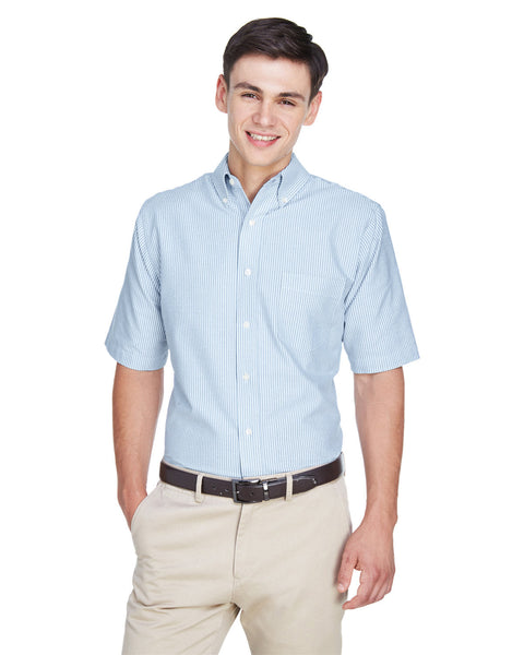 UltraClub 8972 Men's Classic Wrinkle-Resistant Short-Sleeve Oxford