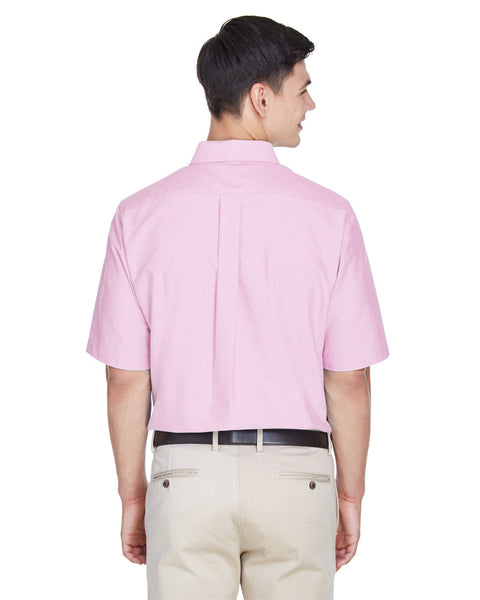 UltraClub 8972 Men's Classic Wrinkle-Resistant Short-Sleeve Oxford