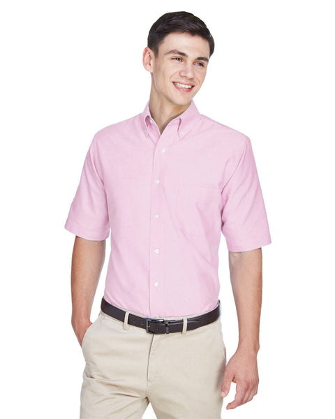 UltraClub 8972 Men's Classic Wrinkle-Resistant Short-Sleeve Oxford