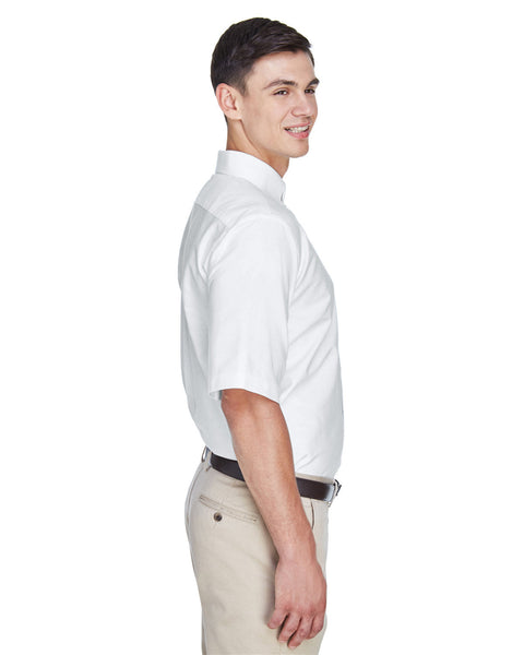 UltraClub 8972 Men's Classic Wrinkle-Resistant Short-Sleeve Oxford