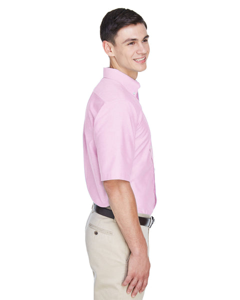 UltraClub 8972 Men's Classic Wrinkle-Resistant Short-Sleeve Oxford