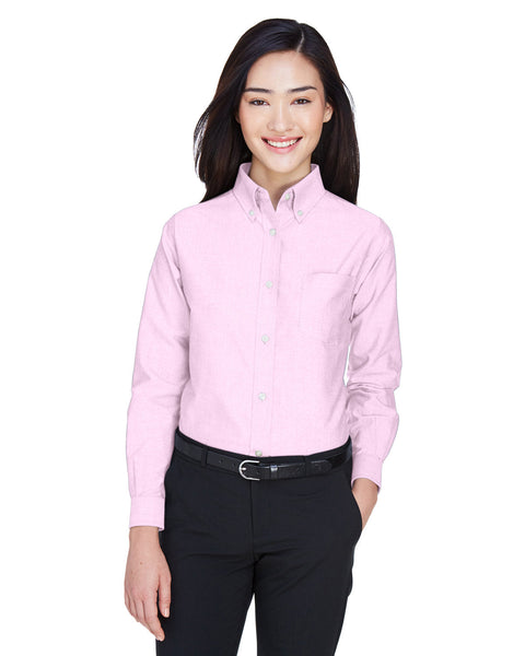 UltraClub 8990 Ladies' Classic Wrinkle-Resistant Long-Sleeve Oxford