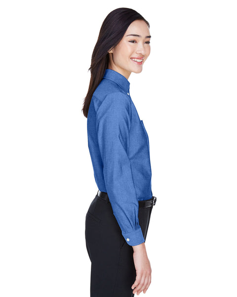 UltraClub 8990 Ladies' Classic Wrinkle-Resistant Long-Sleeve Oxford