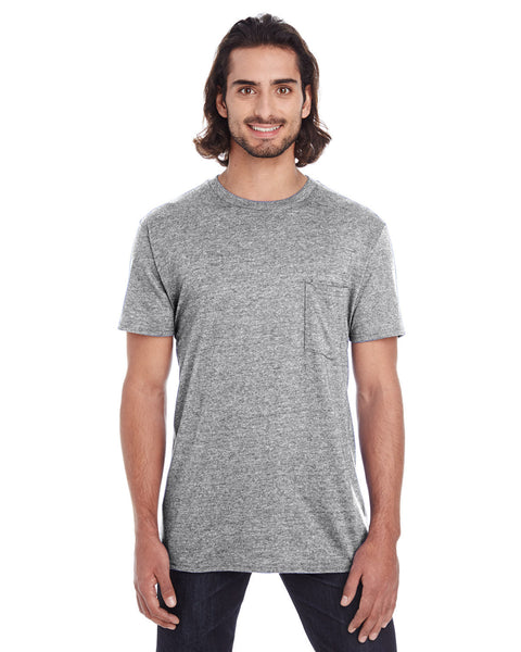Anvil 983 Camiseta ligera con bolsillo para adulto