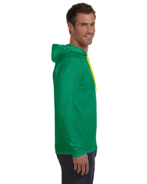 Anvil 987AN Camiseta ligera de manga larga con capucha para adulto
