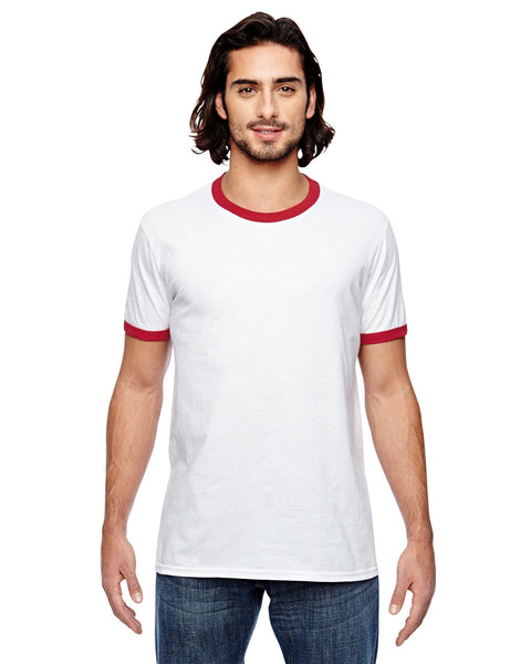 Anvil 988AN Camiseta Ringer ligera para adulto
