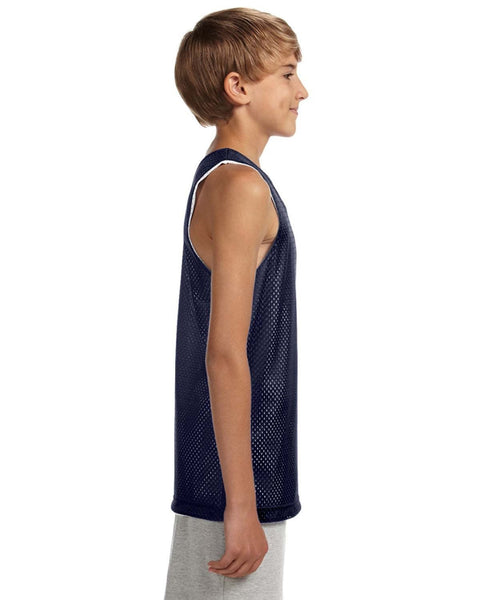 A4 N2206 Youth Reversible Mesh Tank - Ninja Transfers