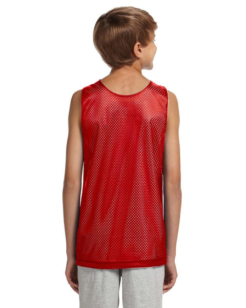 A4 N2206 Youth Reversible Mesh Tank - Ninja Transfers