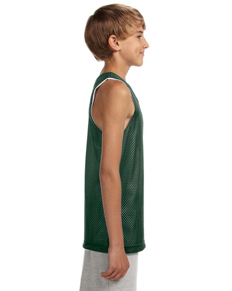 A4 N2206 Youth Reversible Mesh Tank - Ninja Transfers