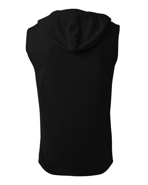 A4 N3410 Men's Cooling Performance Sleeveless Hooded T-shirt - Ninja Transfers