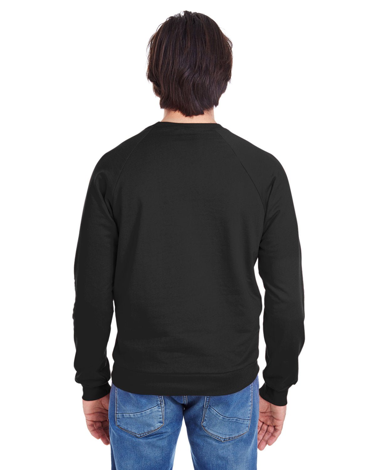 American apparel 5454w unisex cheap california fleece raglan sweatshirt