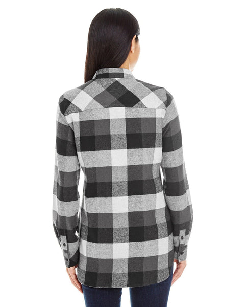 Burnside B5210 Ladies' Plaid Boyfriend Flannel Shirt