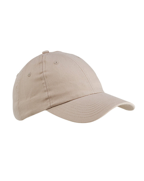 Big Accessories BX001 6-Panel Brushed Twill Unstructured Cap