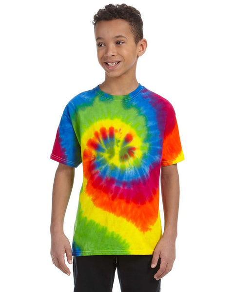 Tie-Dye CD100Y Juvenil 5.4 oz. Camiseta 100% Algodón