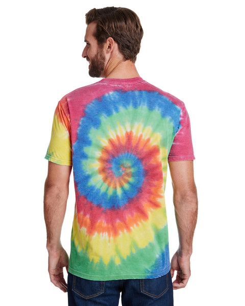 Tie-Dye CD1090 Camiseta Burnout Festival para adulto