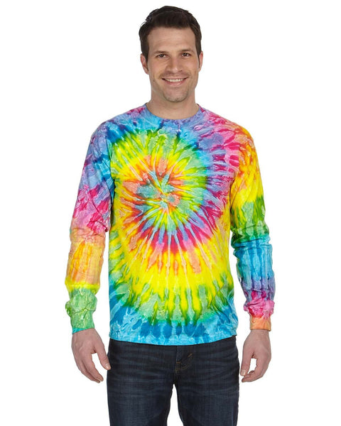 Tie-Dye CD2000 Adulto 5.4 oz. Camiseta de manga larga 100% algodón