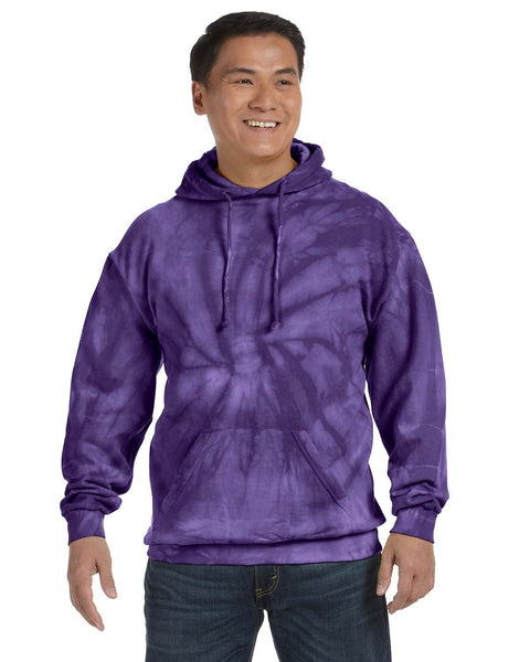 Tie-Dye CD877 Adult Tie-Dyed Pullover Hooded Sweatshirt