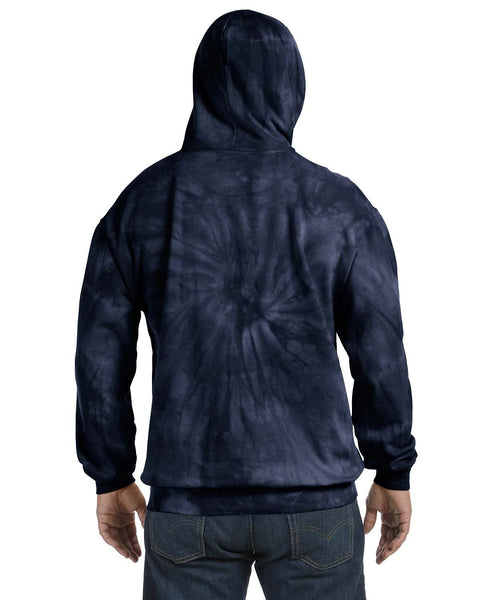 Tie-Dye CD877 Adult Tie-Dyed Pullover Hooded Sweatshirt