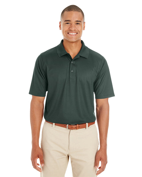 Core 365 CE102 Polo de piqué de alto rendimiento Express para hombre con microrayas