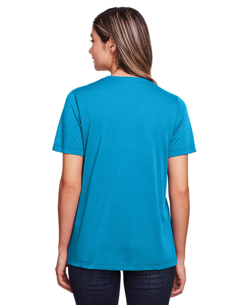 Camiseta de rendimiento Core 365 CE111W Fusion ChromaSoft para mujer