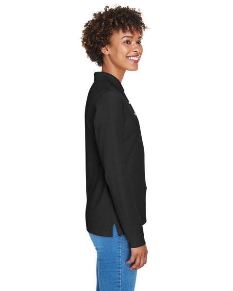 Devon & Jones D110W Ladies' Pima Piqu Long-Sleeve Polo