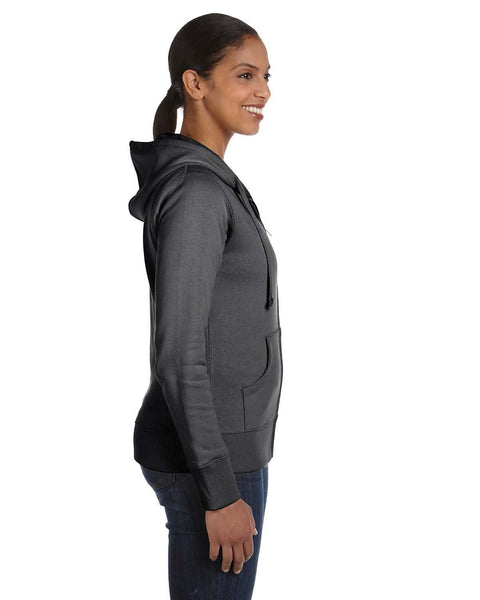 econscious EC4501 Ladies' Organic/Recycled Full-Zip Hooded Sweatshirt