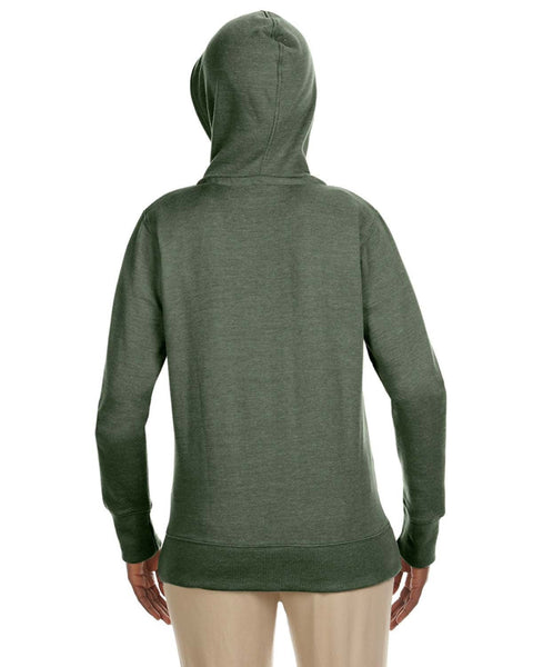 econscious EC4580 Ladies' Organic/Recycled Heathered Fleece Full-Zip Hooded Sweatshirt