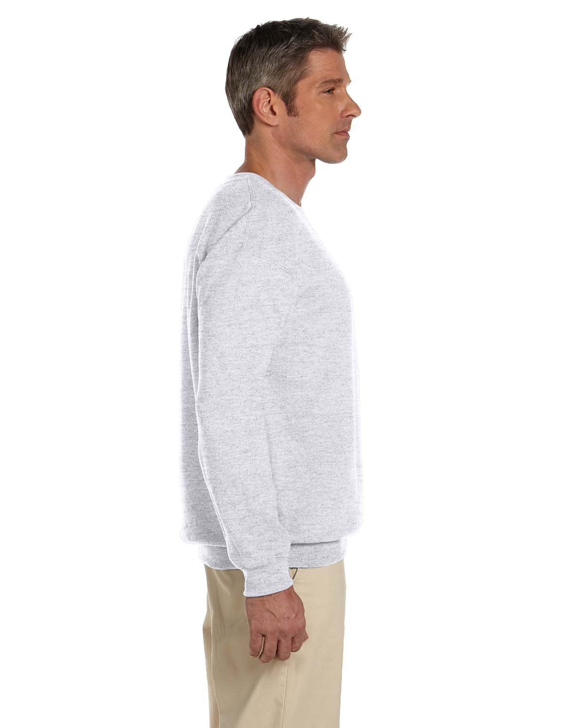 Hanes F260 Adult Ultimate Cotton Fleece Crew 90 10 Blend