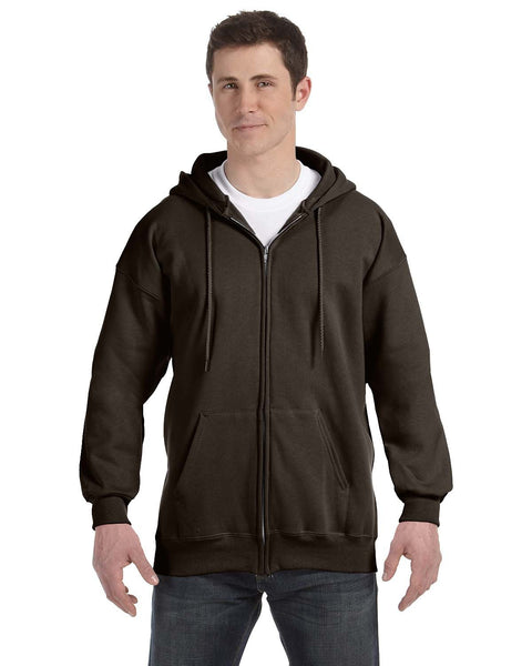 Hanes F280 Adult Ultimate Cotton 90/10 Full-Zip Hooded Sweatshirt