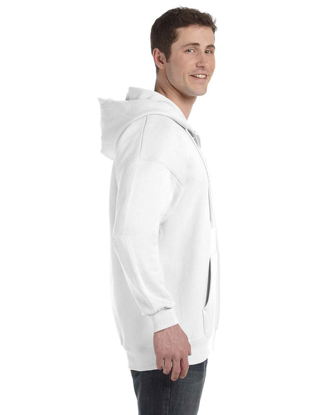 Hanes F280 Adult Ultimate Cotton 90/10 Full-Zip Hooded Sweatshirt