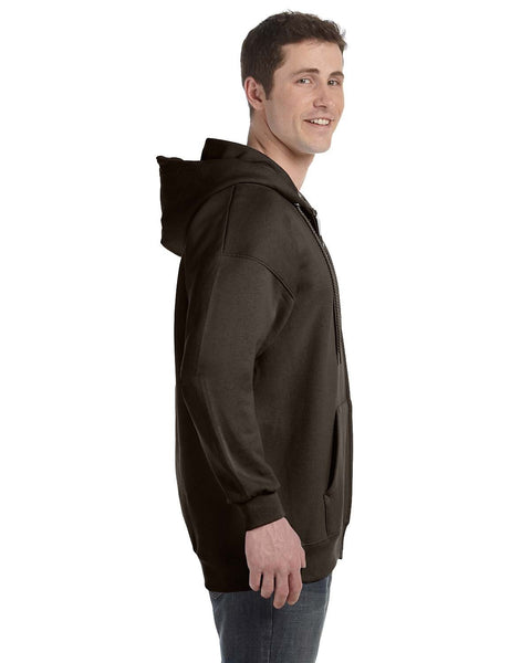 Hanes F280 Adult Ultimate Cotton 90/10 Full-Zip Hooded Sweatshirt