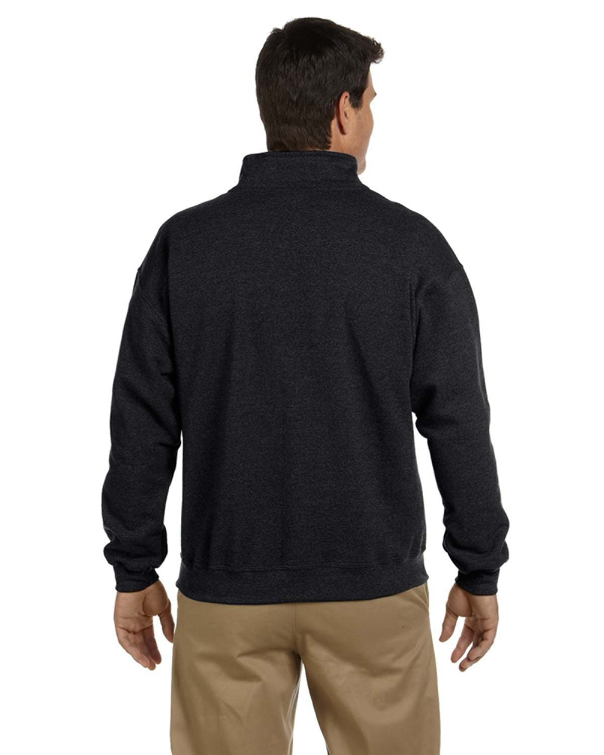 Gildan cadet clearance collar sweatshirt