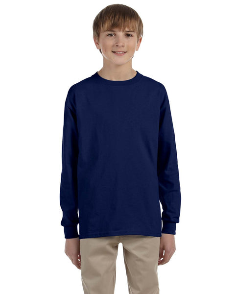 Gildan G240B Youth Ultra Cotton  Long-Sleeve T-Shirt