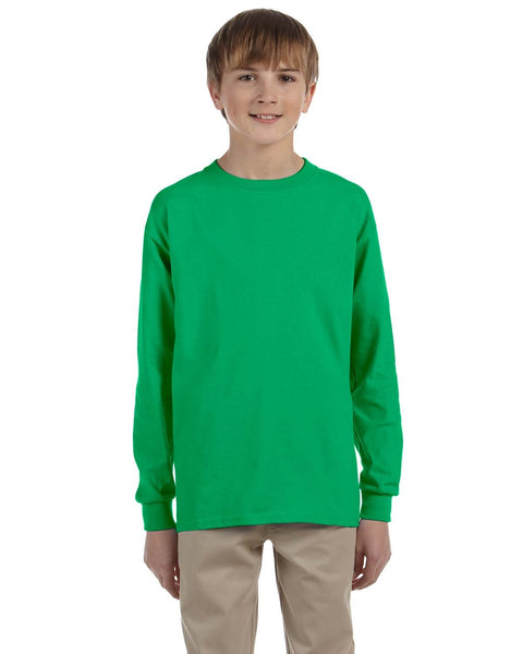 Gildan G240B Youth Ultra Cotton  Long-Sleeve T-Shirt