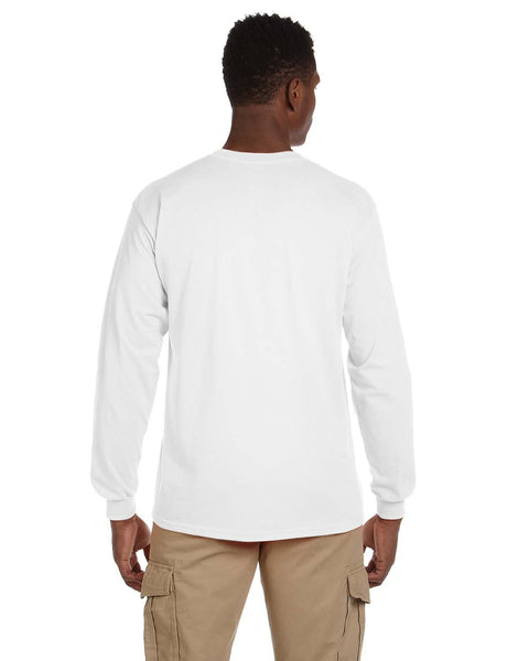 Gildan G241 Adult Ultra Cotton Long-Sleeve Pocket T-Shirt