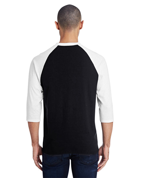 Gildan G570 3/4-Raglan Sleeve T-Shirt - Adult Heavy Cotton