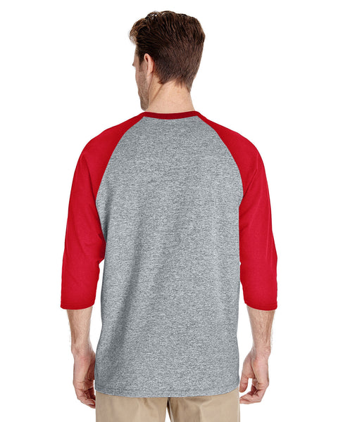 Gildan G570 Adult Heavy Cotton 3/4-Raglan Sleeve T-Shirt