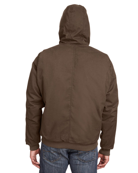 Berne HJ375 Men's Highland Washed Cotton Duck Hooded Jacket