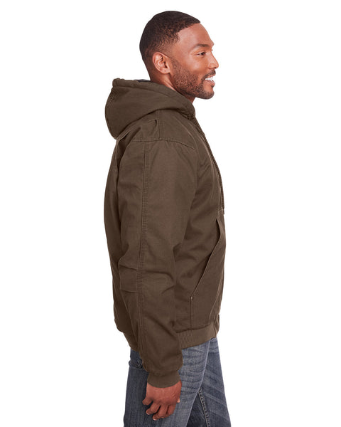 Berne HJ375 Men's Highland Washed Cotton Duck Hooded Jacket