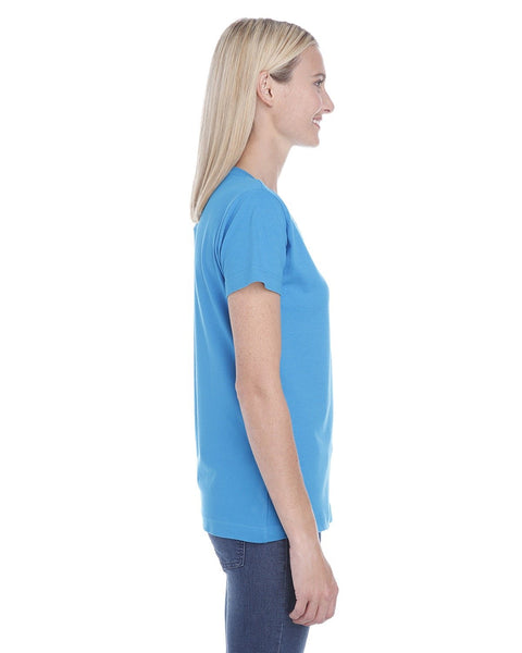 LAT L-3587 Ladies' Premium Jersey V-Neck T-Shirt